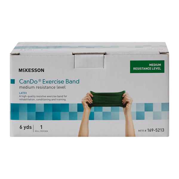 McKesson CanDo® Exercise Resistance Band Green 5 Inch X 6 Yard Medium Resistance (1073310_EA) 1/EA