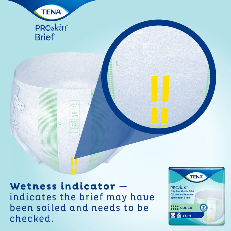 TENA ProSkin™ Super Unisex Adult Incontinence Brief Medium Disposable Heavy Absorbency (362657_BG) 28/BG