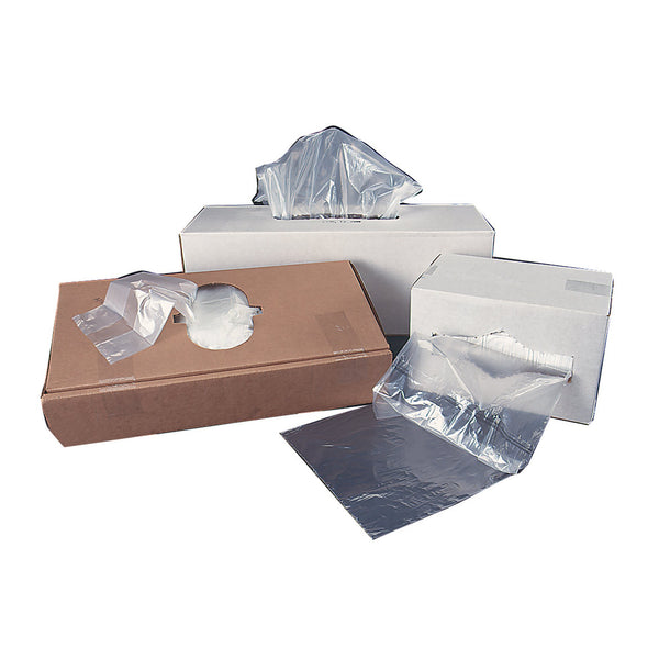 Colonial Bag Trash Bag 60 gal. Clear Plastic 3 mil 38 X 60 Inch X-Seal Bottom Flat Pack (861371_CS) 1/CS