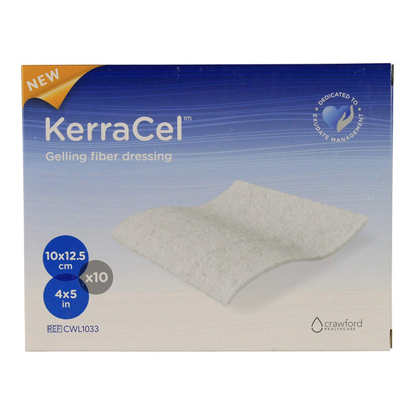 KerraCel™ Gelling Fiber Wound Dressing 4 X 5 Inch Rectangle Sterile (1189370_EA) 1/EA