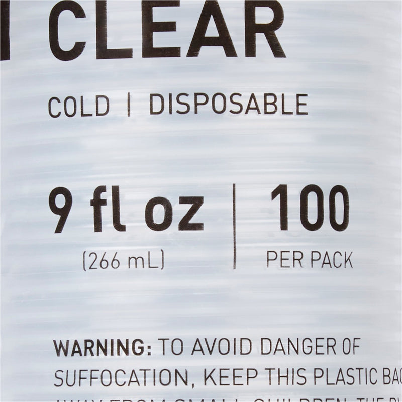 McKesson Drinking Cup 9 oz. Clear Polypropylene Disposable (1127771_SL) 100/SL