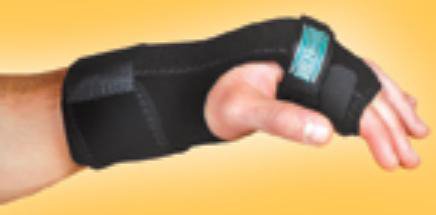 TKO® Standard Hand / Finger Brace Neoprene / Nylon / UBL Left Hand Black One Size Fits Most (544090_EA) 1/EA