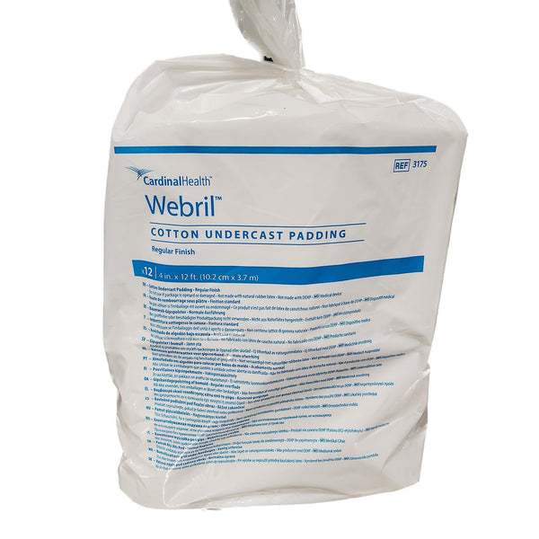 Webril™ Cast Padding Undercast 4 Inch X 4 Yard Cotton NonSterile (10041_BG) 12/BG