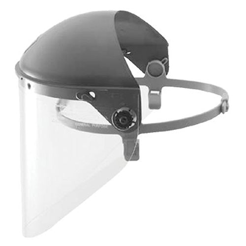Fibre-Metal High Performance® Faceshield System, F500 Series, 7 in Cro ...