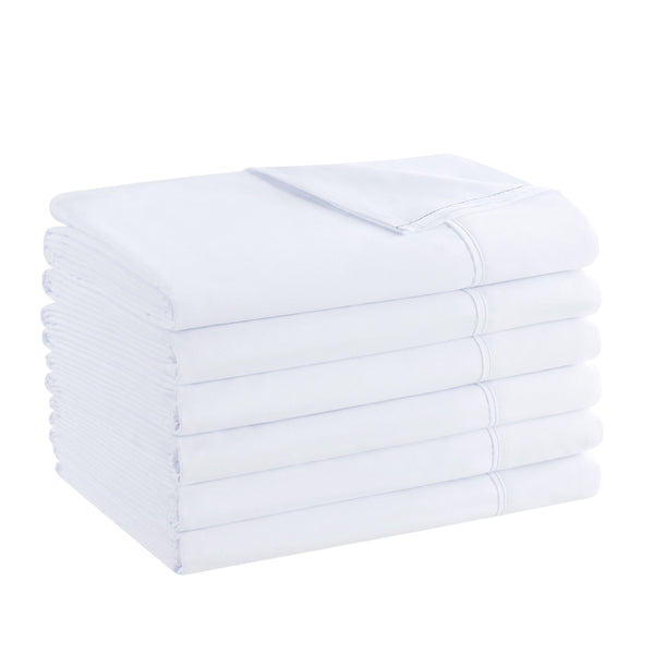 Host & Home Microfiber Flat Sheet Twin White (6/Pack) (P-MFS-66104) 6/PK