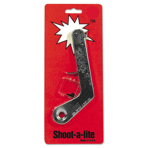 G.C. Fuller Shurlite® Spark Lighter, Shoot-a-lite Lighter, Flat-Pistol Shape, 5 Renewals (322-730) Each