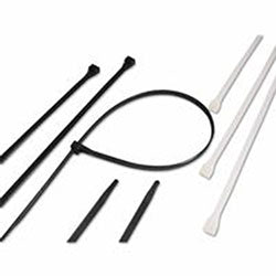 Gardner Bender Heavy-Duty Cable Ties, w/DbleLock, 120lb Tensile Strength, 8 in, UV Black,100/Bag (623-46-408UVB) 1 Bag