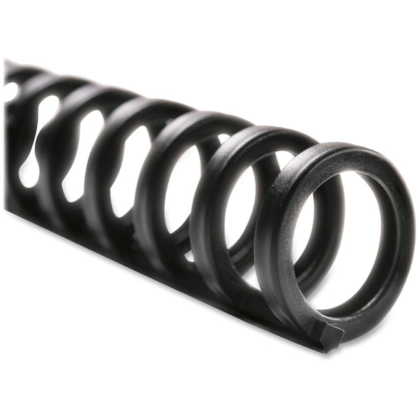 GBC Spines, 1/2&quot; Diameter, Black, 25/Pack (GBC2515660) Pack of 25