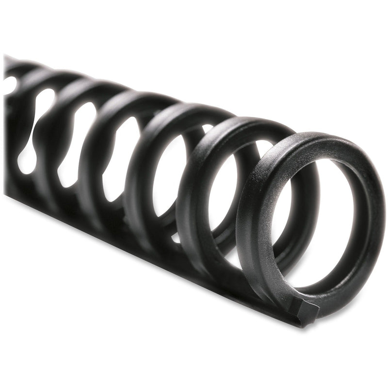 GBC Spines, 1/2&quot; Diameter, Black, 25/Pack (GBC2515660) Pack of 25