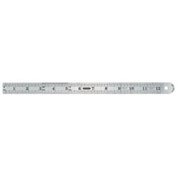 General Tools Industrial Precision Stainless Steel Rules, 12 in, Stainless Steel (318-1201ME) Each