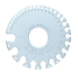 General Tools Wire Gages, #0-#36, Satin Finish (318-20) Each