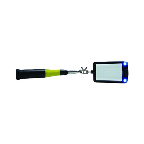 General Tools Telescoping Lighted Inspection Mirror, 2 in x 3 in, 12-1/4 in-33 in L (318-80560) Each