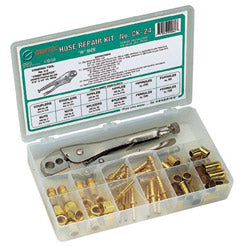 Gentec Hose Repair Kits, Includes Splicers, Crimping Tool, Couplers, Nuts, Nipples (331-CK-5SP) Each