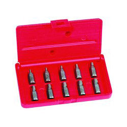 Hanson Hex Head Multi-Spline Screw Extractors - 532 Series - Plastic Case Set, 10 Pc, 1/8 in to 13/32 in (HAN53226) Each
