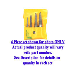 Hanson Straight Flute Screw Extractors - 536/526 Series - Set (HAN53635) Each