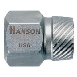 Hanson Hex Head Multi-Spline Screw Extractors - 522/532 Series, 3/8 in Dia, Bulk (HAN53204) Each