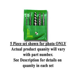 Hanson Spiral Flute Screw Extractors - 535/524 Series Set (HAN53535) Each