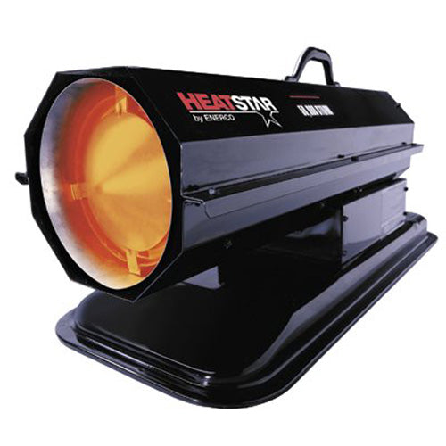 HeatStar Portable Kerosene Forced Air Heaters, 50,000 Btu/h, 4 gal (373-HS50K) Each