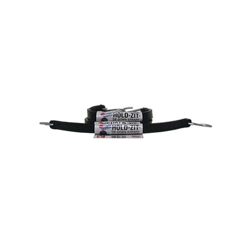 Hold-Zit Rubber Tie-Down Strap, Hooks, 3/4 in W, 22 in L, 120 lb Load Cap (615-R722B) Each