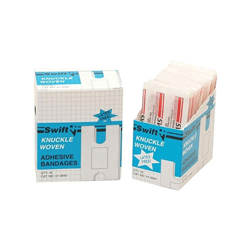 Honeywell Adhesive Bandages, 3-1/4 in x 3-15/16 in, Knuckle, Fabric (714-013940) 1 Box