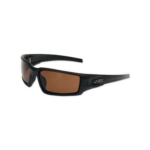 Honeywell Hypershock™ Safety Eyewear, Espresso Polarized Polycarbonate Lens, Hardcoat, Matte Black Polycarbonate Frame (763-S2949) Each