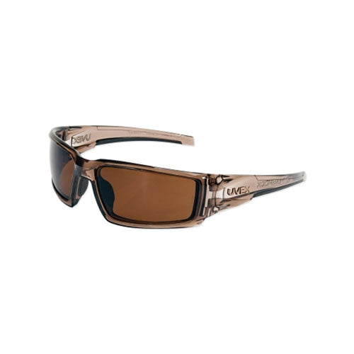 Honeywell Hypershock™ Safety Eyewear, Espresso Polarized Polycarbonate Lens, Hardcoat, Smoke Brown Polycarbonate Frame (763-S2969) Each