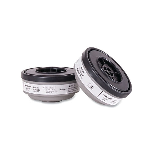 Honeywell N-Series Cartridges, Acid Gas, Used With 5400/7600 Facepiece, Gray (068-N75002L) 1 Pair