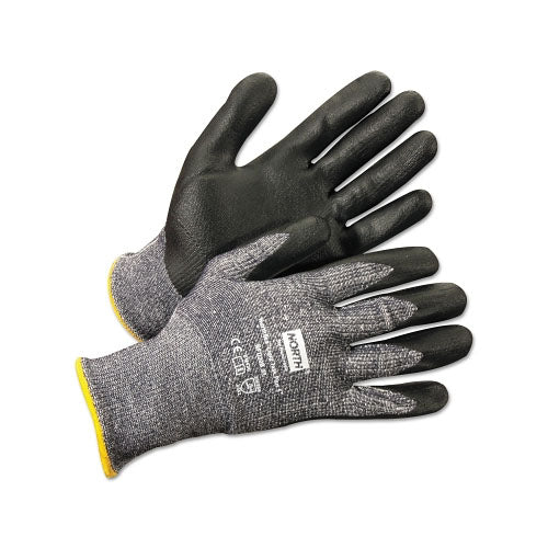 Honeywell NorthFlex Light Task Plus 5 Coated Gloves, Large, Black/Gray (068-NFD20B9L) Bag of 12