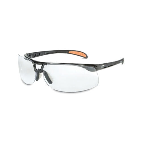 Honeywell Protégé Eyewear, Clear Lens, Polycarbonate, HydroShield Anti-Fog, Black Frame (763-S4200HS) Each