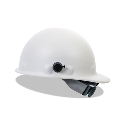Honeywell Roughneck P2 Hard Cap, 8 Point Ratchet, Quick-Lok, P2A, White (280-P2AQRW01A000) Each