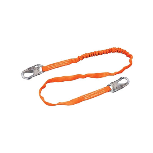 Honeywell Titan II Tubular Shock-Absorbing Lanyard, 310 lb Cap, 6 ft, Tagline/Carabiner, 1 Leg (493-T5111-Z76FTAF) Each