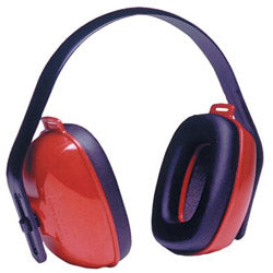 Howard Leight QM24PLUS® Earmuff, 25 dB NRR, Red, Over-the-Head (154-QM24PLUS) Each