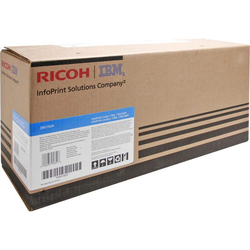 IBM Infoprint 39V1924 High-Yield Toner, 15000 Page-Yield, Cyan (IFP39V1924) Each