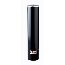 Igloo® Igloo Cup Dispenser, Uses 4 - 4.5 oz Cups, Black Plastic (385-8242) Each
