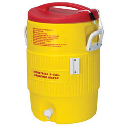 Igloo® Heat Stress Solution Water Coolers, 5 Gallon, Red and Yellow (385-48153) Each