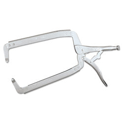 IRWIN® The Original™ Locking C-Clamp with Regular Tip, 18 in L, 8 in Max, 9-1/2 in Throat D (586-18R) Each