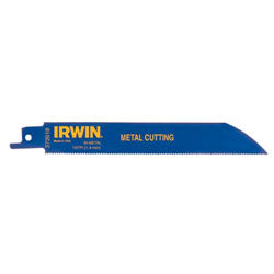IRWIN® Metal Cutting Reciprocating Blades with WeldTec, 6 in x 1 7/8 in, 18 TPI, 5/PK (585-372618P5) Pack of 5