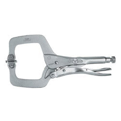 IRWIN® Locking C-Clamps with Swivel Pads, Jaw Opens to 2-1/8 in, 6 in Long (586-6SP) Each