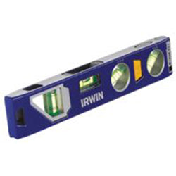 IRWIN® 250 Series Magnetic Torpedo Levels, 9 in, 4 Vials (586-1794153) Each
