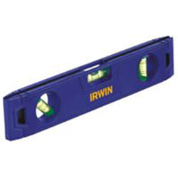 IRWIN® 50 Series Magnetic Torpedo Levels, 9 in, 3 Vials (586-1794159) Each