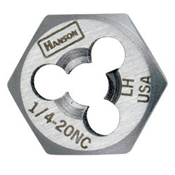 IRWIN® Re-threading Hexagon Fractional Dies Right & Left-hand (HCS) (585-7254) 5 EA / CTN