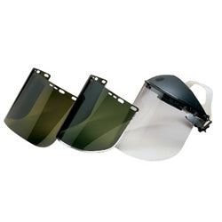 Jackson Safety® F20 Polycarbonate Faceshield, 3460, Uncoated, Clear, Unbound, 15.5 in L x 8 in H (138-29087) Each