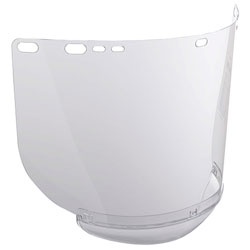 Jackson Safety® F20 Polycarbonate Faceshield, Uncoated, Clear, Unbound, 15.5 in L x 8 in H (138-29062) Case of 12