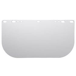 Jackson Safety® F20 Polycarbonate Faceshield, 8154LBPYCB, Uncoated, Clear, Unbound, 15.5 in L x 8 in H (138-30706) 36 Each