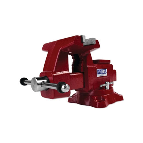 Jackson Safety® Utility Bench Vise, 6-1/2 in Jaw Width, 4 in Throat Depth, 360° Swivel Base (825-28820) Each