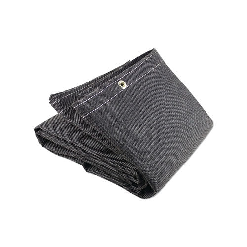 Jackson Safety® Wilson Vermiculite-Coated Fiberglass Welding Blankets, Black, 6 ft x 6 ft (138-36302) Each