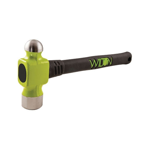 Jet Unbreakable™ Ball Pein Hammer, Unbreakable Handle, No-Slip Grip, 18 in, Drop Forged steel, 32 oz Head (825-33214) Each