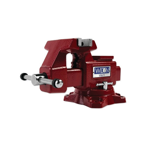 Jet Utility Bench Vise, 4-1/2 in Jaw Width, 2-3/4 in Throat Depth, 360° Swivel (825-28818) Each