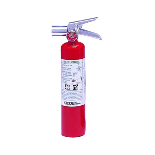Kidde Safety Halotron® I Fire Extinguisher, Type B and C, 2.5 lb (408-466727) Each