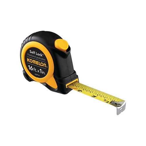 Komelon Usa Speed Mark Tapes, 1 in x 16 ft, Inch, Yellow (416-SL29116) Each
